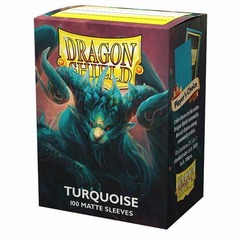 Dragon Shield Box of 100 in Matte Turquoise
